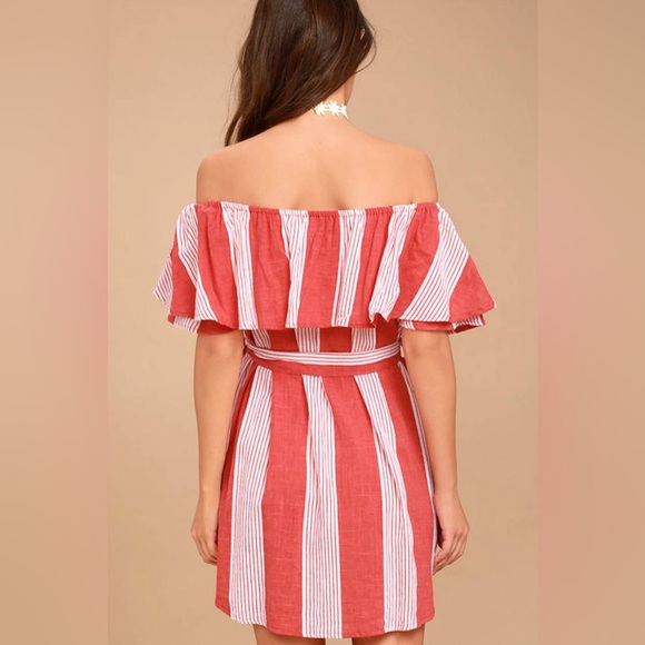 NWT Faithful The Brand Amalfi Dress in Picnic Stripe Pint Size Small. - Picture 15 of 16